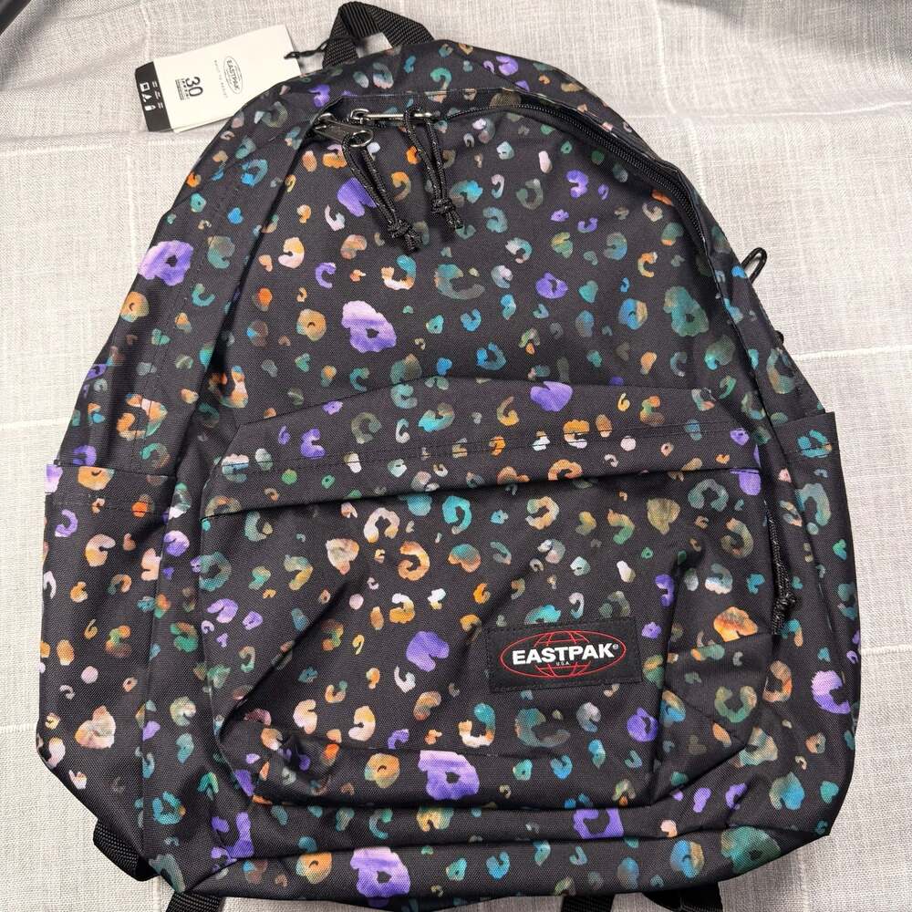 Eastpak Padded Pak'r Backpack in Multicolor Animal Print